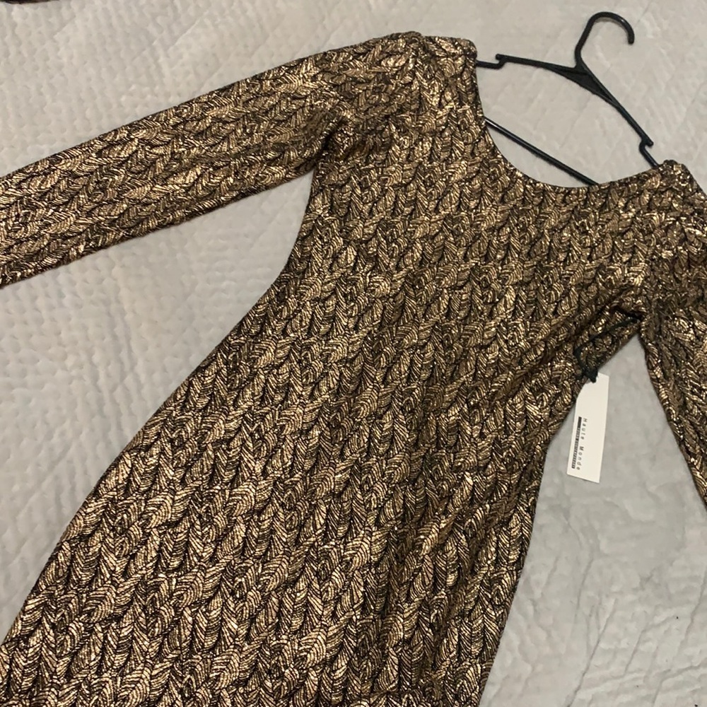 Gold and black Haute Monde dress